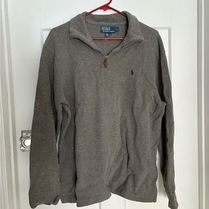 Polo by Ralph Lauren Gray Zip Up Sweater